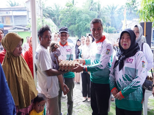 Bupati Kampar Launching Pemberian Paket Rekomendasi Tim Pakar PKMK untuk Seluruh Anak Stunting se-Kabupaten Kampar