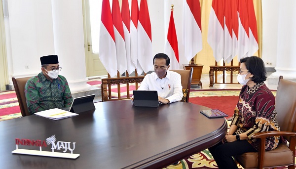 Didampingi Menkeu Sri Mulyani, Presiden Jokowi Ajak Masyarakat Isi SPT Tahunan Pajak Penghasilan
