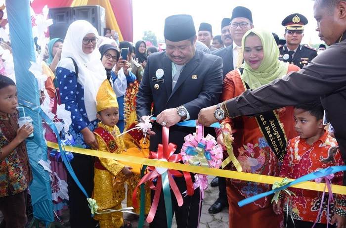 Diikuti 22 Peserta, Bupati Amril Buka Expo Pendidikan Sempena Hardiknas 2018 di Duri-Bengkalis