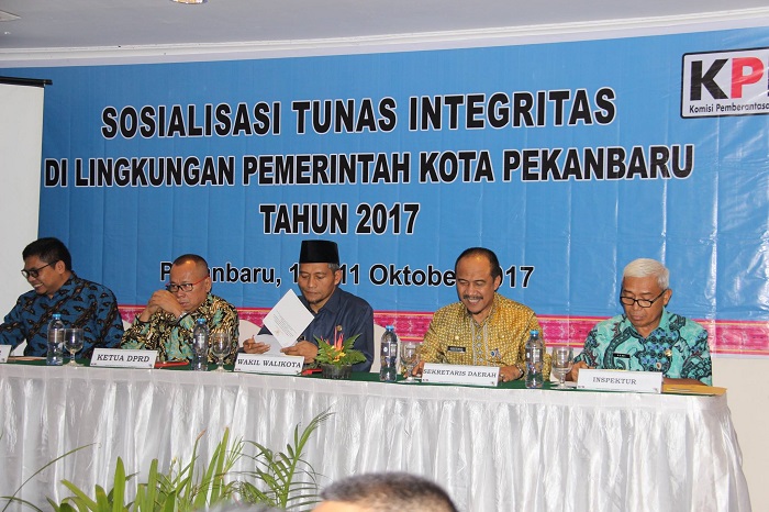 Buka Sosialisasi Tunas Integritas, Wawako: Wujudkan Nilai-nilai Integritas Dalam Diri 