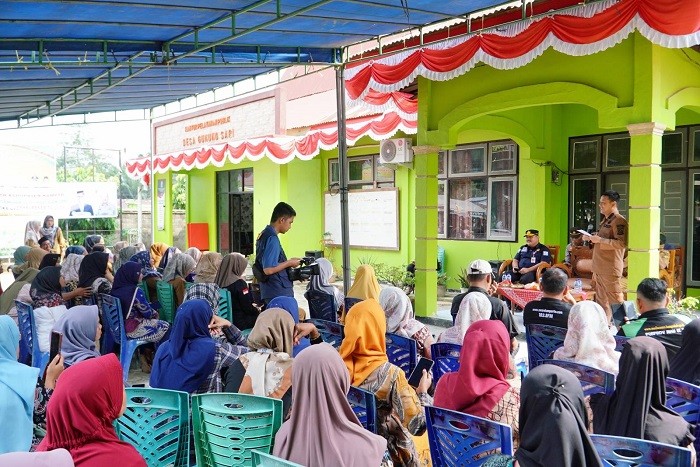 Kendalikan Inflasi, Pemda Kampar Laksanakan Operasi Pasar Murah Di Desa Gunung Sari