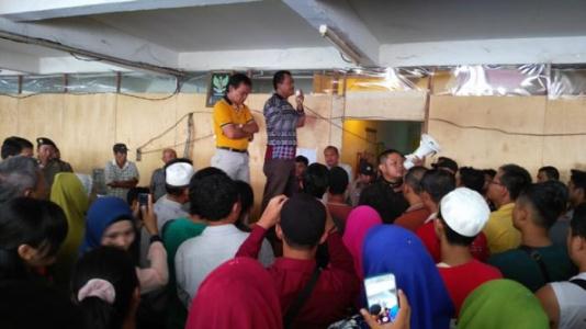 Minta Demo Dihentikan, 15 Perwakilan Pedagang Diajak Dialog dengan Pengelola Pasar Sukaramai
