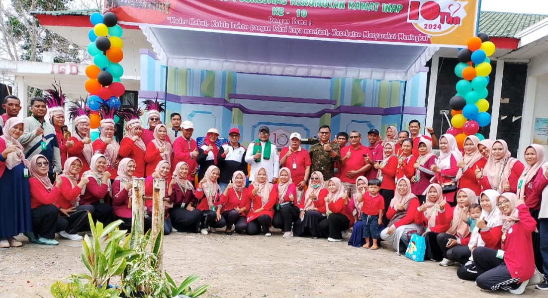 Bupati Pelalawan Hadiri Perayaan HUT UPTD Puskesmas Kerumutan yang Ke-10 Tahun 2024