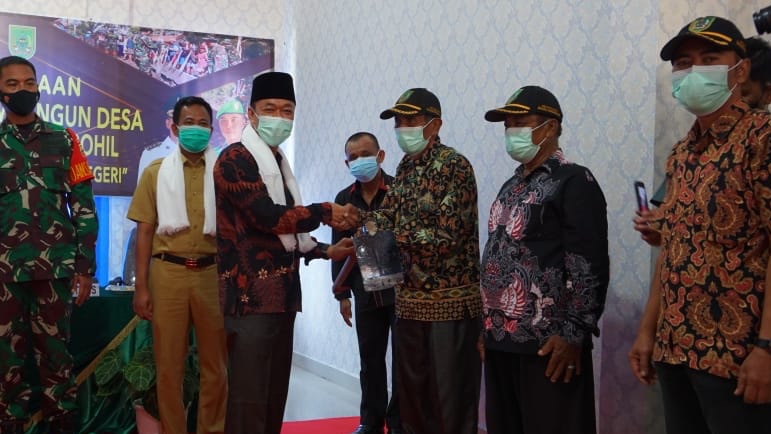 TMMD Ke - 111 di Bagan SInembah Raya Dibuka  Bupati Afrizal Sintong