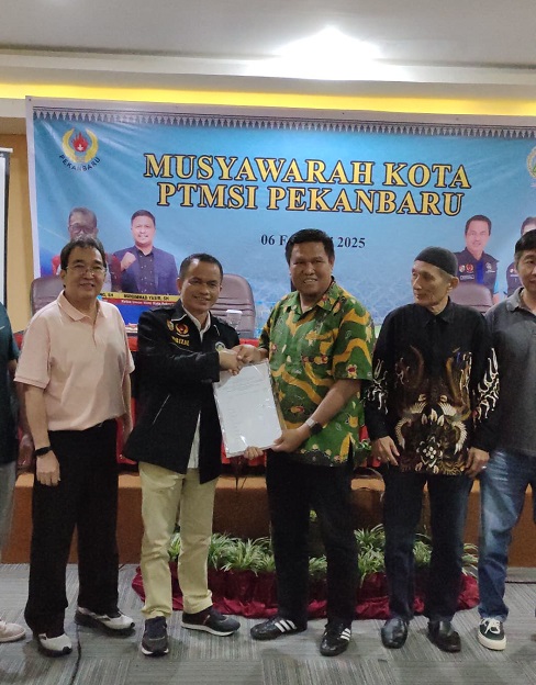 Terpilih Aklamasi, Adrizal Kembali Pimpin PTMSI Kota Pekanbaru periode 2025 - 2029