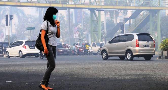 5.274 Warga Pekanbaru Terpapar Kabut Asap