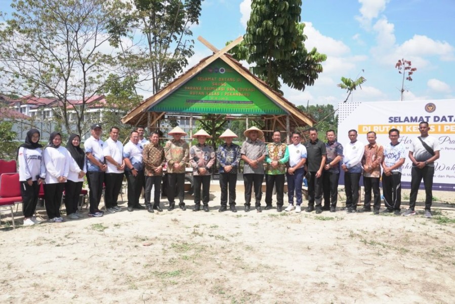Rutan Pekanbaru Sulap Lahan Tidur Jadi Lumbung Pangan, Stafsus Menipas Apresiasi Inovasi