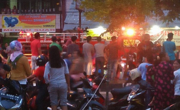 Baru Dihidupkan, Sepeda Motor Terbakar di Kilometer 5 Perawang
