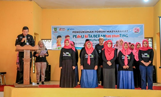 Perlu Penanganan Terpadu Stunting, Sekdako Dumai Kukuhkan PELITA BERANTING