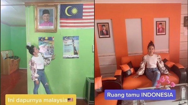 Unik,  Punya Rumah Dapurnya  di Malaysia- Teras di Indonesia, Netizen: Ke Dapur Aja Pakai Paspor...