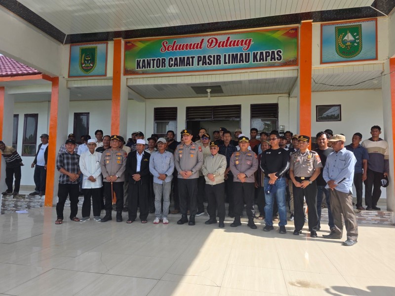 Wakapolda Riau dan Bupati Rohil Turun Langsung ke Panipahan, Tegaskan Zero Tolerance Terhadap Narkoba dan Premanisme