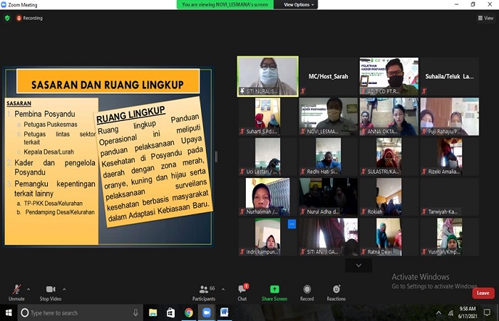 Siap Cegah Stunting,  RAPP Latih 300 Kader Posyandu di Riau