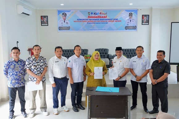 Gelar Sosialisasi KIM, Diskominfo Kampar Targetkan KIM Terbaik Nasional