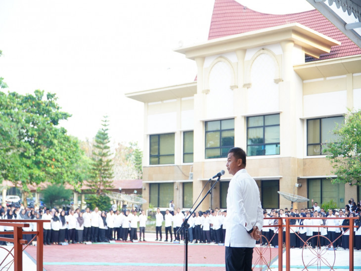 Apel Perdana Pasca Idul Fitri, Bupati Kampar Tekankan Disiplin, Pelayanan Publik dan Percepatan Realisasi APBD