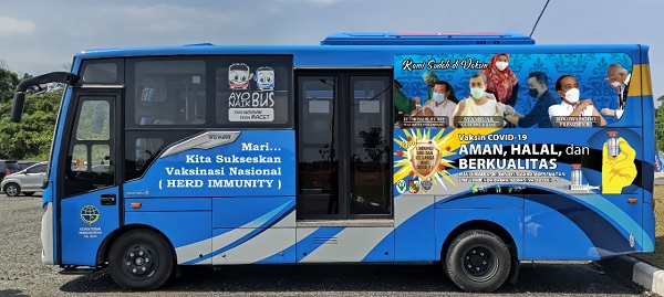 Menyebar di Lima Titik, Berikut Lokasi Bus Vaksin Covid-19 Keliling di Kota Pekanbaru