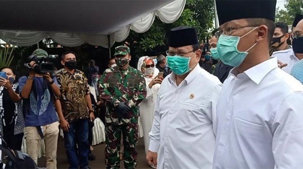 Prabowo Subianto- Sandiaga Uno Hadir di Rumah Almarhum Jendral Djoko Santoso