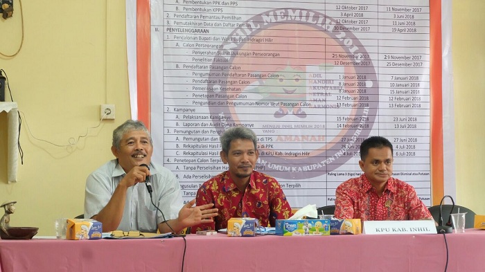 HM Wardan Berharap Tahapan Pemilihan Bupati dan Wakil Bupati Inhil 2018 Berjalan Baik