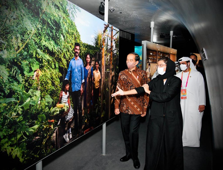 Presiden Jokowi Kunjungi Paviliun Indonesia dan PEA di Dubai Expo 