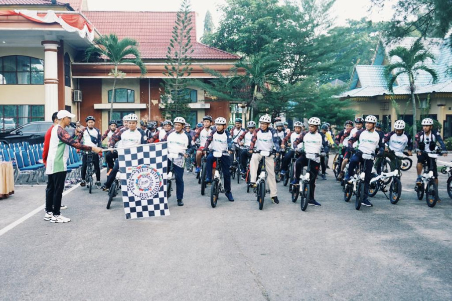 Silaturahmi dan Semarak HUT RI, PT. KPI RU Dumai Gelar Fun Bike, Wali Kota Dumai Apresiasi