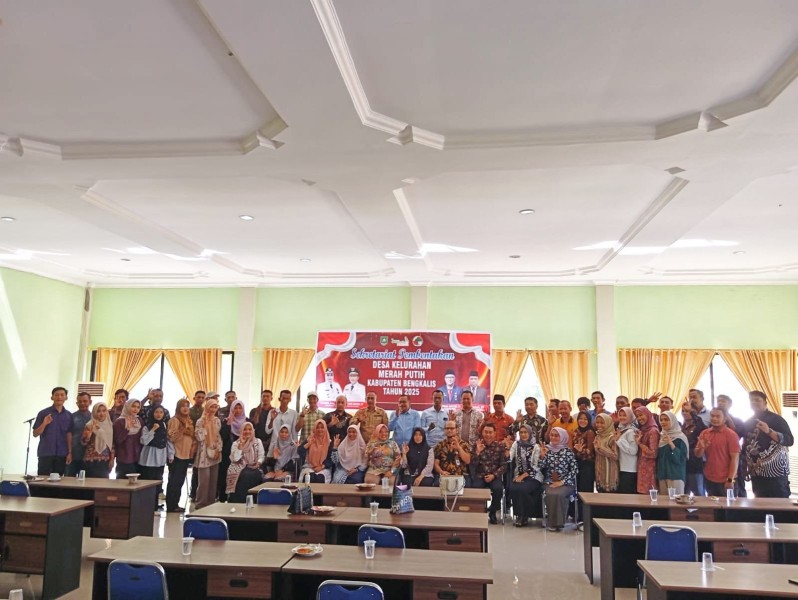 Kecamatan Bantan Menjadi yang Pertama Bentuk Koperasi Merah Putih di Kabupaten Bengkalis
