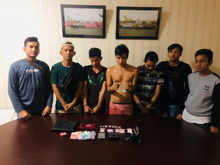 Polsek Bangko Amankan Tiga Pria Diduga Penyalahguna Narkoba, Segini Barang Buktinya