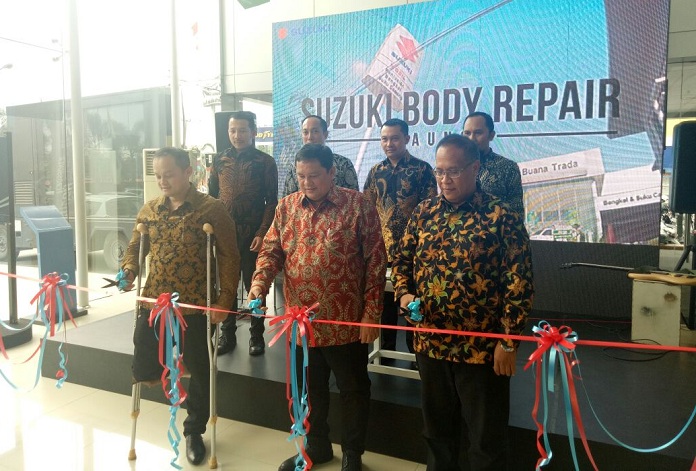 Berstandar Pabrikan, PT SBT Riau Soft Launching Suzuki Body Repair