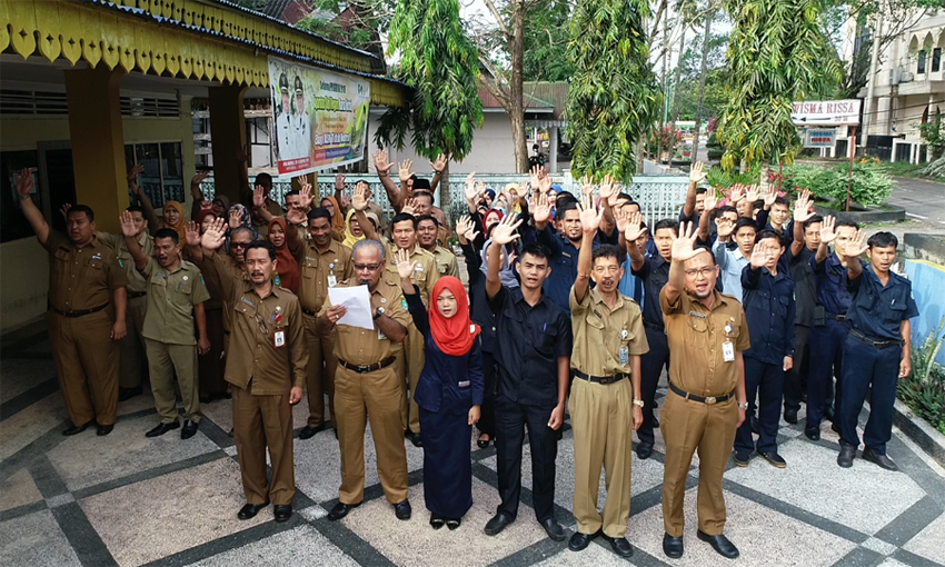 Diskominfotik Bengkalis Deklrasikan Anti Hoaks
