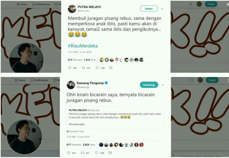 Putra Jokowi Tanggapi Santai Sindiran Ardi Riau dalam Cuitan Anak Iblis