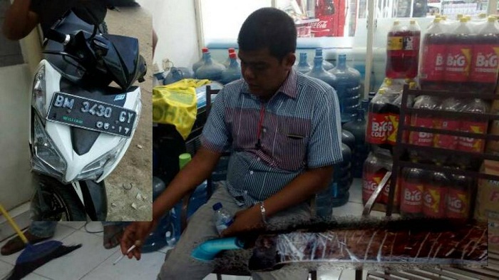 Motor Dipepet, Dipukul Pakai Gagang Cangkul, Uang Rp212 Juta Milik Warga Kempas Dibawa Kabur Rampok