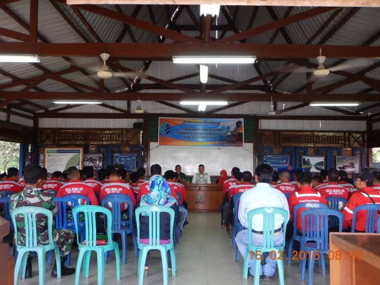 Enam Desa Ini Ikuti Pelatihan Pemadaman Karlahut RAPP