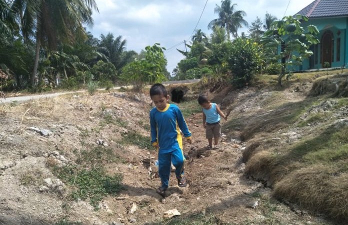 Sudah Dua Bulan Kemarau, Sejumlah Desa di Bantan-Bengkalis Kesulitan Air