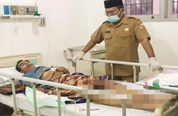 Dinsos Beri Pendampingan Orang Terlantar yang Diserang Tumor Ganas