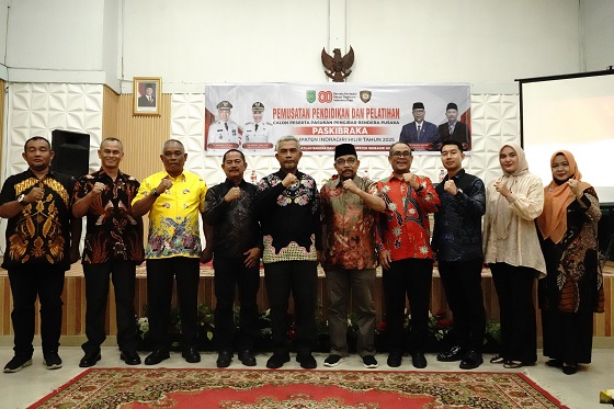 Asisten I Hadiri Pembukaan Diklat Paskibraka Kabupaten Indragiri Hilir