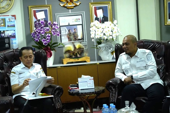 Pemkab Inhu Konsultasikan Penguatan Fiskal Daerah ke Kemendagri