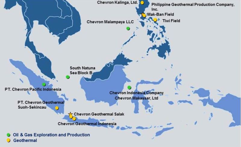 Bernilai Rp31,05 Triliun, Chevron Lepas 3 Aset PLTP di Indonesia dan Filipina