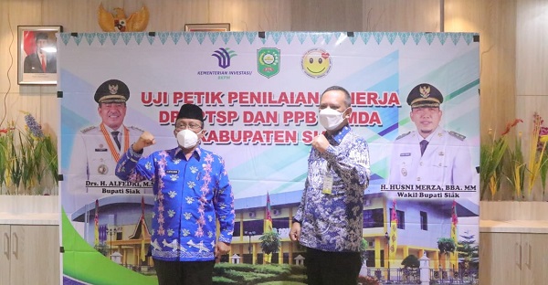 Uji Petik Penilaian Kinerja, DPMPTSP Siak Masuk 9 Besar Terbaik di Indonesia,'' Semoga Bisa Lolos Terbaik...''