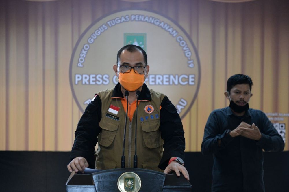 Tak Ada Penambahan Kasus Covid-19 di Riau Hari Ini, 1 Pasien Sembuh