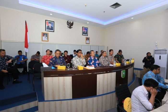 Melalui Video Conference, Gubri Laporkan Pemilu di Riau Berjalan Lancar dan Aman
