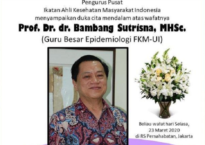 Curhat Anak Guru Besar UI Diduga Meninggal akibat Corona, 'Tak Disemayamkan, Tak Ada Foto Jenazah'