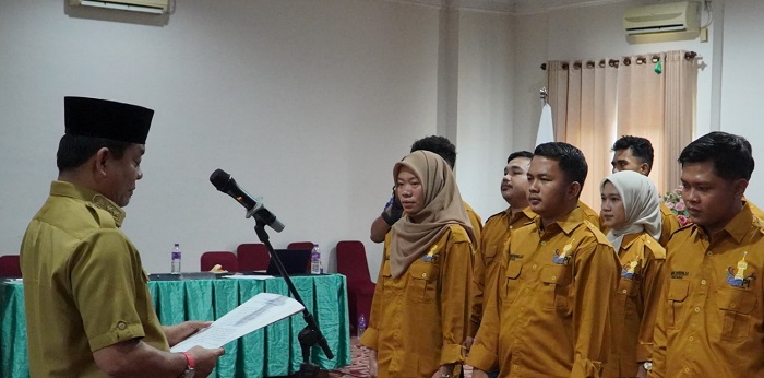 Wabup Syafaruddin Poti Hadiri Pelantikan GenPI  Rokan Hulu
