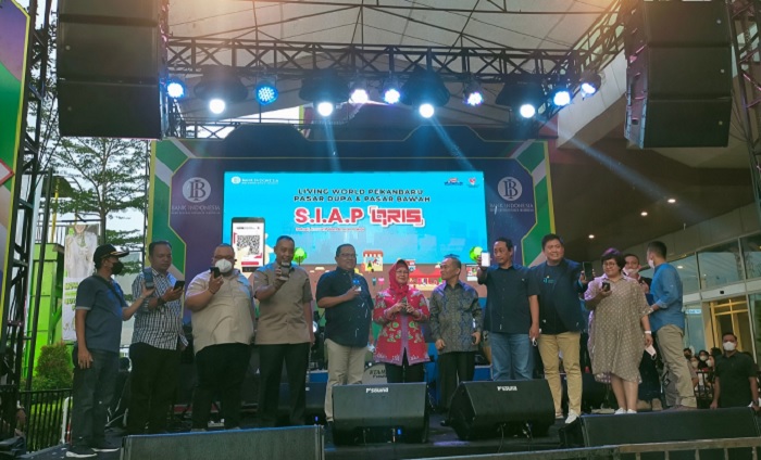 Launching Pasar dan Pusat Perbelanjaan S.I.A.P QRIS, BI Riau Optimis Target 358 Ribu Pengguna Baru Tercapai