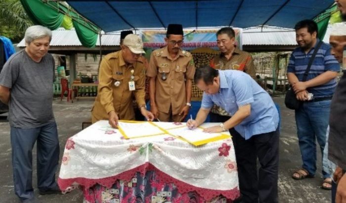Kembangkan Sektor Pertanian, Bupati Meranti dan Investor Teken MoU Program Kemitraan Pola Bapak Angkat