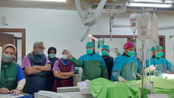 RSUD Arifin Ahmad  Berhasil Lakukan Tindakan Intervensi Jantung Non Bedah