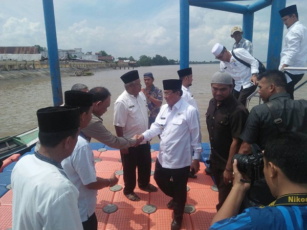 Kata Bupati, 5 Desa di Kecamatan Batang Tuaka Segera Nikmati Listrik dan Air Bersih