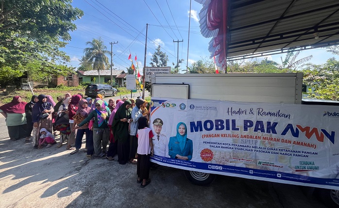 Hadir Siang Malam, Pemko Pekanbaru Sediakan Cabai dan Sembako di Mobil PAK AMAN
