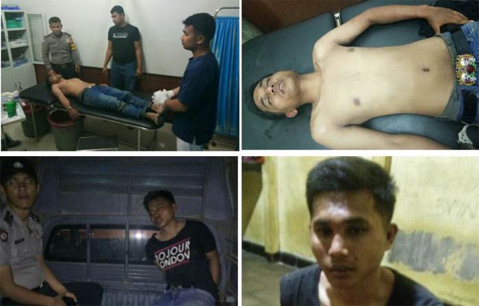 Babak Belur Dihajar Massa, Pelaku Curanmor di Rohil Ini Nyaris 'Dijemput' Malaikat Maut