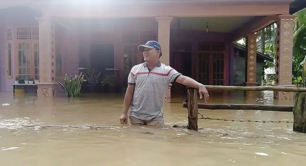 Sungai Subayang Meluap, Ratusan Rumah di Gema dan Kuntu Terendam Banjir