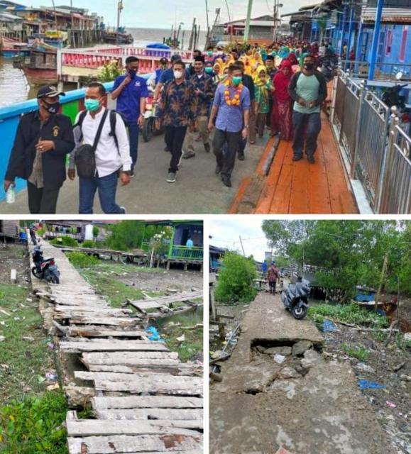 Kurang Perhatian Pemda, Masyarakat Minta Afrizal Perbaiki Jalan Teluk Pulai
