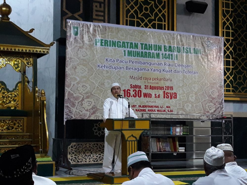 Gubri Hadiri Peringatan Tahun Baru Islam 1441 H, Ini Pesannya