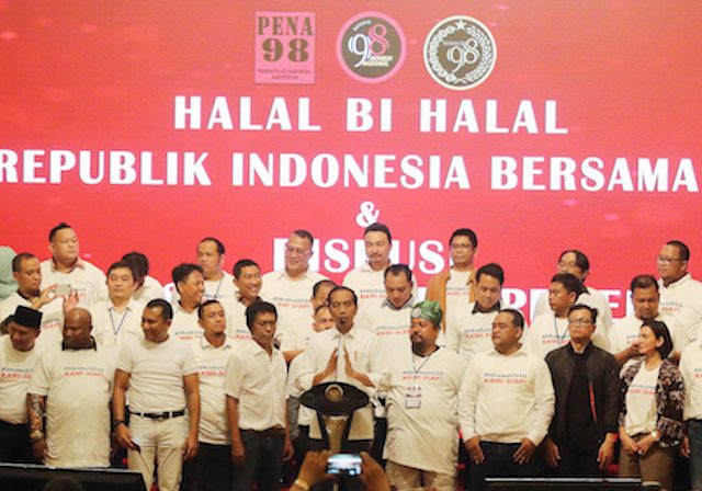 Di Depan Elite Aktivis 98, Jokowi Nyatakan Siap Ambil Keputusan Gila untuk Negara, 'Insyaallah Tak Ada Beban Apa-apa'